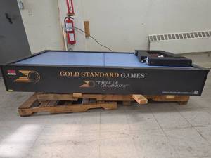 lot 1008 image: Gold Standard Games Table of Champions Air Hockey