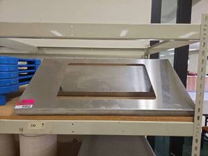 lot 1053 image: (2) Stainless Steel Wall Shelves&nbsp