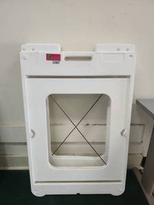lot 22007 image: (2) SimpoSign II Plastic Sign Stands w Window