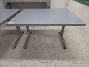 lot 22064 image: Childrens Table with Metal Legs