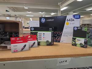 lot 22133 image: Assorted Lot of HP LaserJet Print Cartridge&nbsp