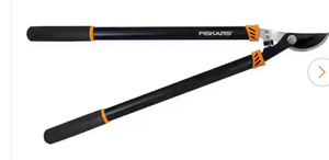 lot 43714 image: Fiskars 1-12 in. Cut Capacity Low-Friction Steel Blade 28 in. Bypass Lopper