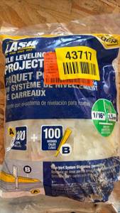 LASH Tile Leveling System Project Pack 1/16 100 Clips 100 Wedges 99741