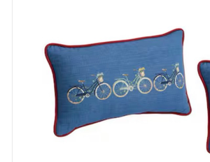 lot 43719 image: Hampton Bay 20 in. x 12 in. Outdoor Patio Lumbar Pillow