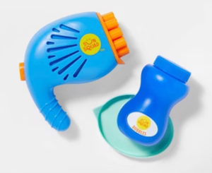 lot 43722 image: Sun Squad Mini Bubble Blaster Bubble Blower for Kids.  Set of 2.  Requires 3 AAA batteries each.  (Not included)