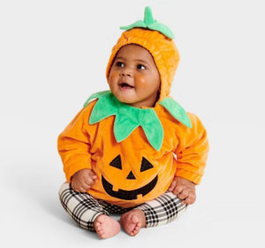 lot 44145 image: Baby Pumpkin Costume with Hat and Pants