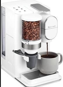 lot 44147 image: Cuisinart Single-Serve Coffee Maker with Grinder