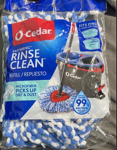 lot 44174 image: O-Cedar EasyWring Rinse Clean Microfiber Mop Refill