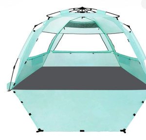 lot 44212 image: Beach Tent Pop-Up Shelter Turquoise