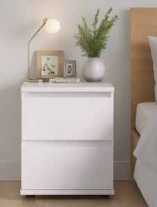 lot 44750 image: 2 Drawer Nightstand.  19H x 16 W x 13 12 D