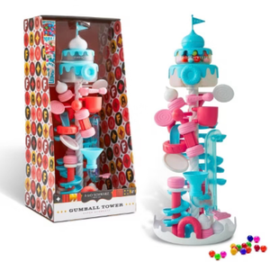 lot 44759 image: FAO Schwarz Gumball Tower Candy Dispenser