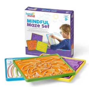 lot 44760 image: Hand2Mind Mindful Maze Set 3-Piece Brainteaser