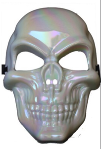 lot 44441 image: Adult Skull Face Mask Iridescent Finish