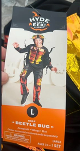 lot 44461 image: Hyde and Eek Kids Beetle Bug Jumpsuit Costume Large