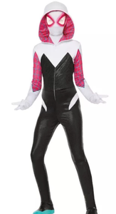 lot 44463 image: Large Spider-Gwen Costume Bodysuit with Hood and NO Gloves