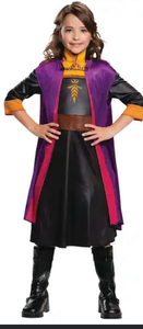 lot 44473 image: Size SP (4-6x).  Frozen��s Anna-Kids Costume Dress Purple Black Orange Yellow Multi-Color
