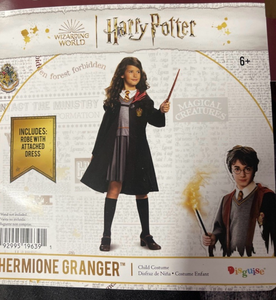 lot 44475 image: Size M (78).  Harry Potter Hermione Granger Child Costume Robe Dress 6