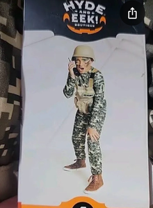 lot 44511 image: See all pictures.  Hyde Eek Boutique Child Military Soldier Costume