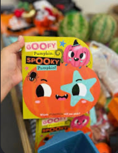 lot 44524 image: 3 Goofy Pumpkin Spooky Pumpkin Childrens Board Books