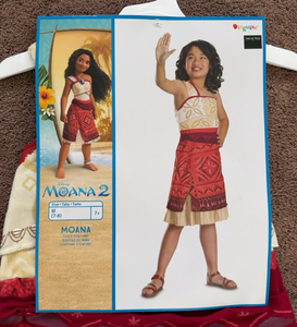 lot 44220 image: Disney Moana 2 Child Costume Size SP (4-6x)