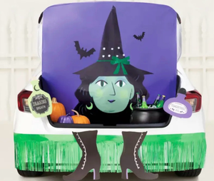 lot 44231 image: Halloween Witch Cauldron Decorative Sign