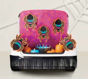 lot 44234 image: Hyde and EEK Boutique Trunk or Treat Spider Halloween Decorating Kit 8 ct