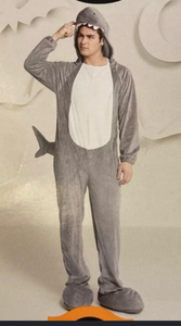 lot 44528 image: Shark Costume Onesie Adult S One-Piece