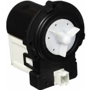 lot 44579 image: Washing Machine Drain Pump Motor with Electrical Connector