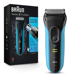 lot 18496 image: Braun Electric Series 3 Razor with Precision Trimmer, Rechargeable, Wet & Dry Foil Shaver for Men, 45 Minute Runtime, MicroComb and Long Hair Trimmer, Protects Skin from Nicks & Cuts, 4 Piece - Retail $65