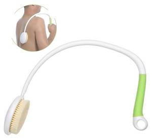 lot 18530 image: Long Handled Back Bath Brush for Shower, Back Scrubber for Shower with U-Shaped Curved Handle, Loofah Shower Brush Back Washer  - Retail $20