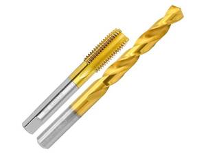 lot 18534 image: M16x1.5 Tap and 14.5mm Drill Bit for Metal,M2 HSS Metric Drill and Tap Set - Retail $22