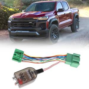 lot 18540 image: Original Car Radio System Added Amp Adapter Harness Fit for GM Vehicles Chevy Camaro Colorado Silverado GMC Canyon Yukon Sierra 1500 2500HD 3500HD. CASED DAMAGED. - Retail $25