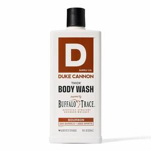 lot 64437 image: Duke Cannon THICK Body Wash - 18 fl oz - Buffalo Trace Bourbon - Retail $7