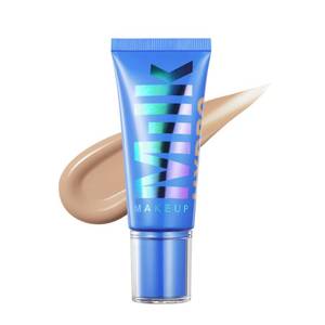 lot 64450 image: Milk Makeup Hydro Grip Hydrating Gel Skin Tint 12HR Lightweight Buildable Coverage with Hyaluronic Acid for Natural Dewy Finish Non-Comedogenic 3 Fair wCool Undertones, 1oz - Retail $38