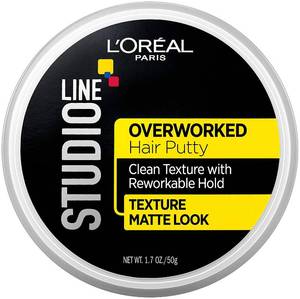 lot 64474 image: LOreal Paris Studio Line Overworked Hair Putty, 1.7 oz. - Retail $5