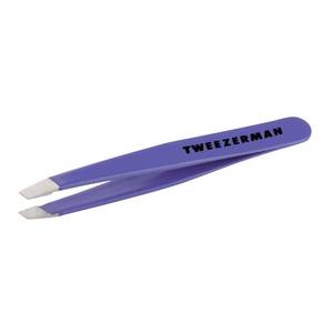 lot 64481 image: Tweezerman Mini Slant Tweezer��Tweezerman Tweezers for Eyebrows Lilac - Retail $16
