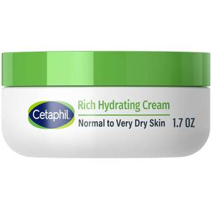 lot 64494 image: Cetaphil Rich Hydrating Night Face Cream, Hyaluronic Acid, Dry Skin, 1.7oz - Retail $14
