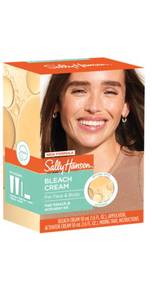 lot 64518 image: Sally Hansen Bleach Cream for Facial & Body Hair  Vegan Formula with Glycerin  All Skin Types  1 Pack (Package May Vary) - Retail $11