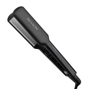 lot 64542 image: REVLON Ceramic Coated 2 Flat Iron Hair Straightener, Black - Retail $14