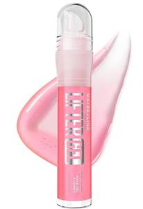 lot 64584 image: MAYBELLINE Lifter Oil-in-Gel Lip Gloss for Glassy, Bouncy Shine, Hydrating, Tinted Lip Balm and Moisturizer with Hyaluronic Acid and Passionfruit Oil, Sugar Spritz (Sheer Hot Pink) - Retail $10