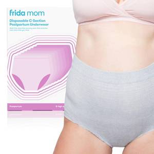lot 64604 image: Frida Mom Postpartum Underwear, Disposable C-Section Panties, Size Regular - Retail $12