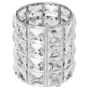 lot 64607 image: Makeup Brush Holder Organizer Cosmetic Brushes Storage Eyeliners Eyebrow Pencil Container Cup (Silver) - Retail $9