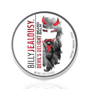 lot 64629 image: Billy Jealousy Moisturizing Strengthening & Softening Everyday Scented Beard Balm, Devils Delight, 2 oz. - Retail $18