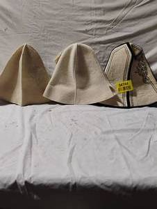 lot 34744 image: Three traditional Central Asian felt hats