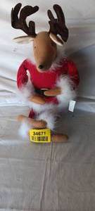 lot 34671 image: Plush Reindeer
