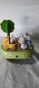 lot 34708 image: Vintage Easter Bunny music box
