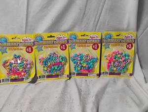 lot 34996 image: Set of 4 packs of glamour beads for necklace making
