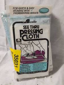 lot 35031 image: See-through pressing cloth, non-slip ironing mat