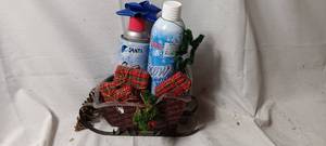 lot 34958 image: Santa Slay, with Window snow spray
