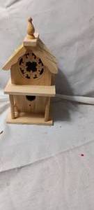 lot 35057 image: Two-story wooden birdhouse